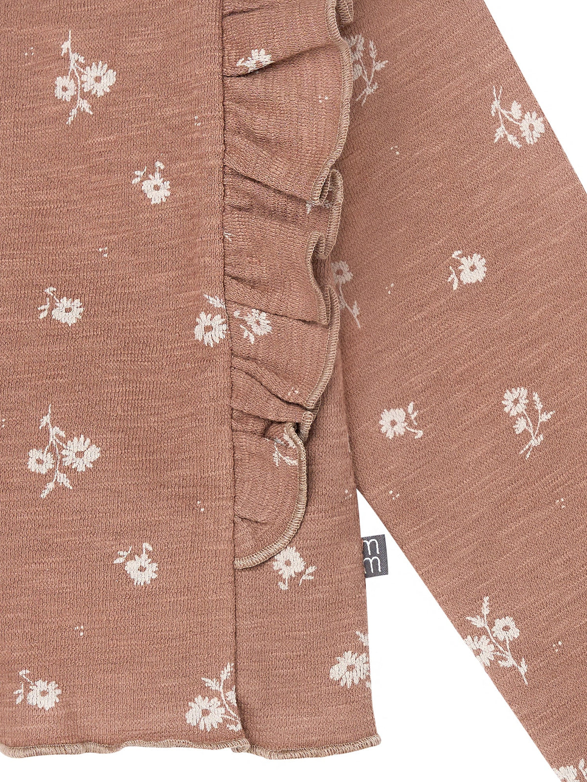 Infant & Toddler Girls Cinnamon Ruffle Crop Top-Gerber Childrenswear Wholesale