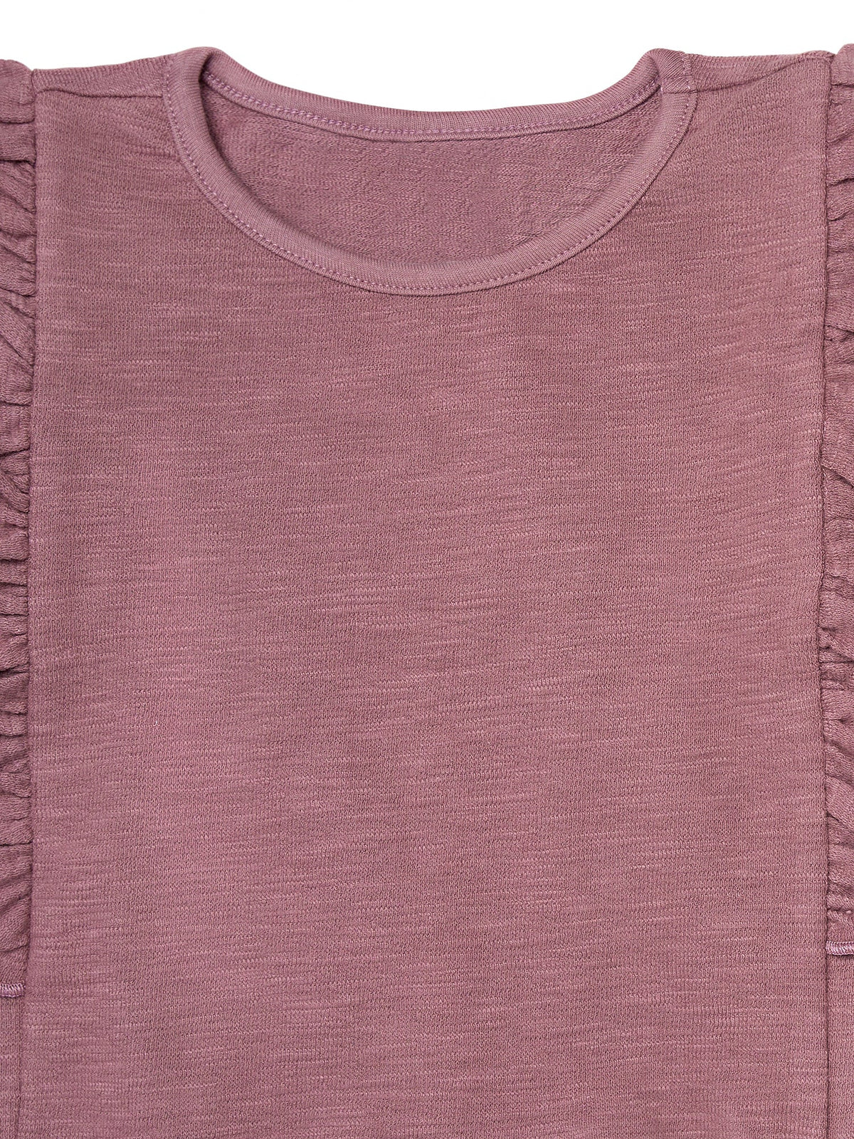 Infant & Toddler Girls Rose Ruffle Crop Top-Gerber Childrenswear Wholesale