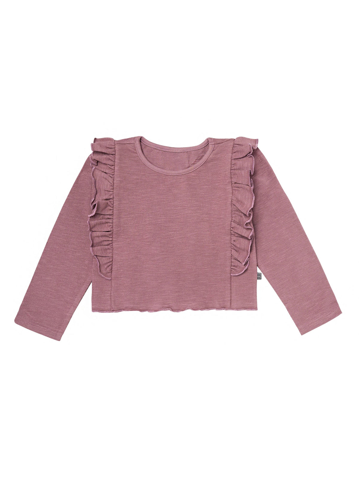 Infant & Toddler Girls Rose Ruffle Crop Top-Gerber Childrenswear Wholesale