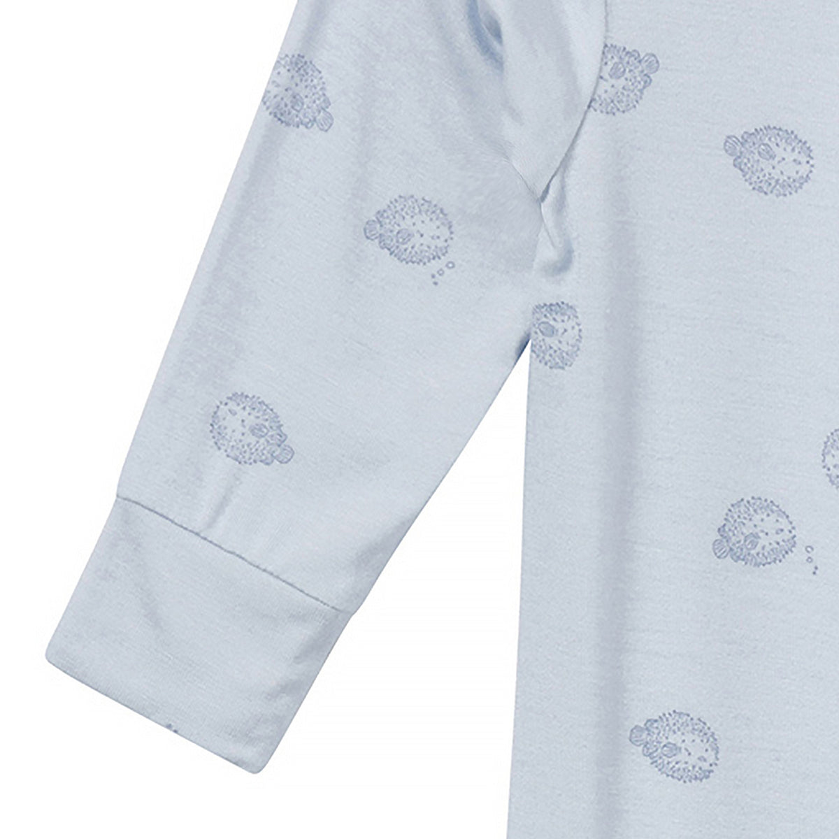Baby Boys Arctic Blowfish Romper, close-up detail 3