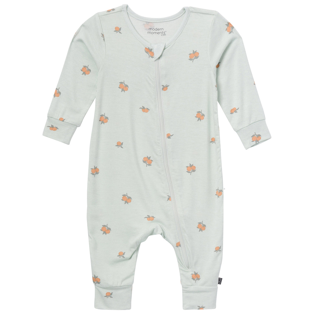 Baby Neutral Sky Oranges Romper