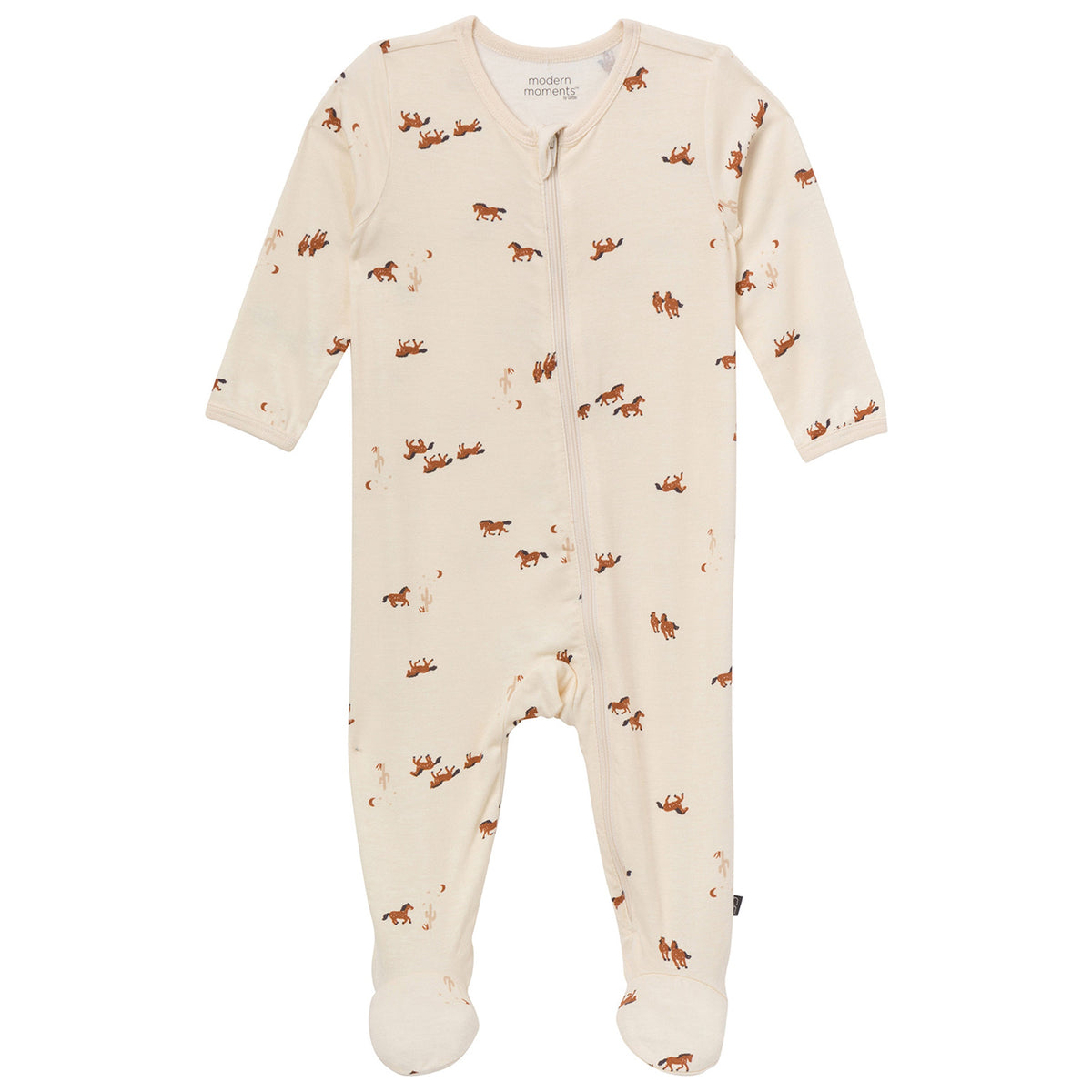 CASE OF: Baby Boys Beige Mini Horses Sleep 'N Play