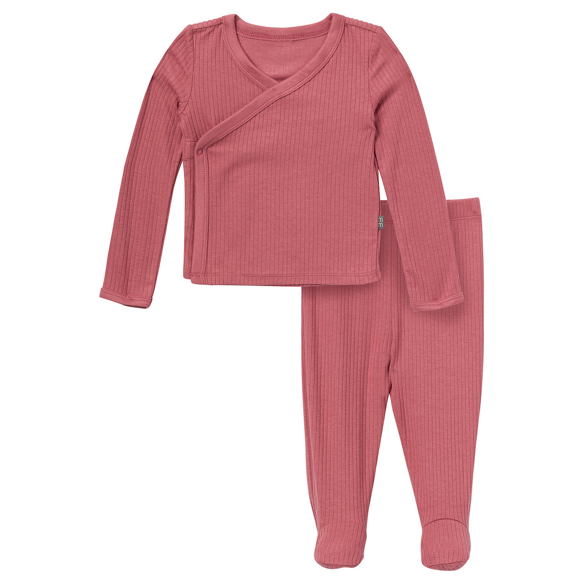 2-Piece Baby Girls Dark Rose Take Me Home Set
