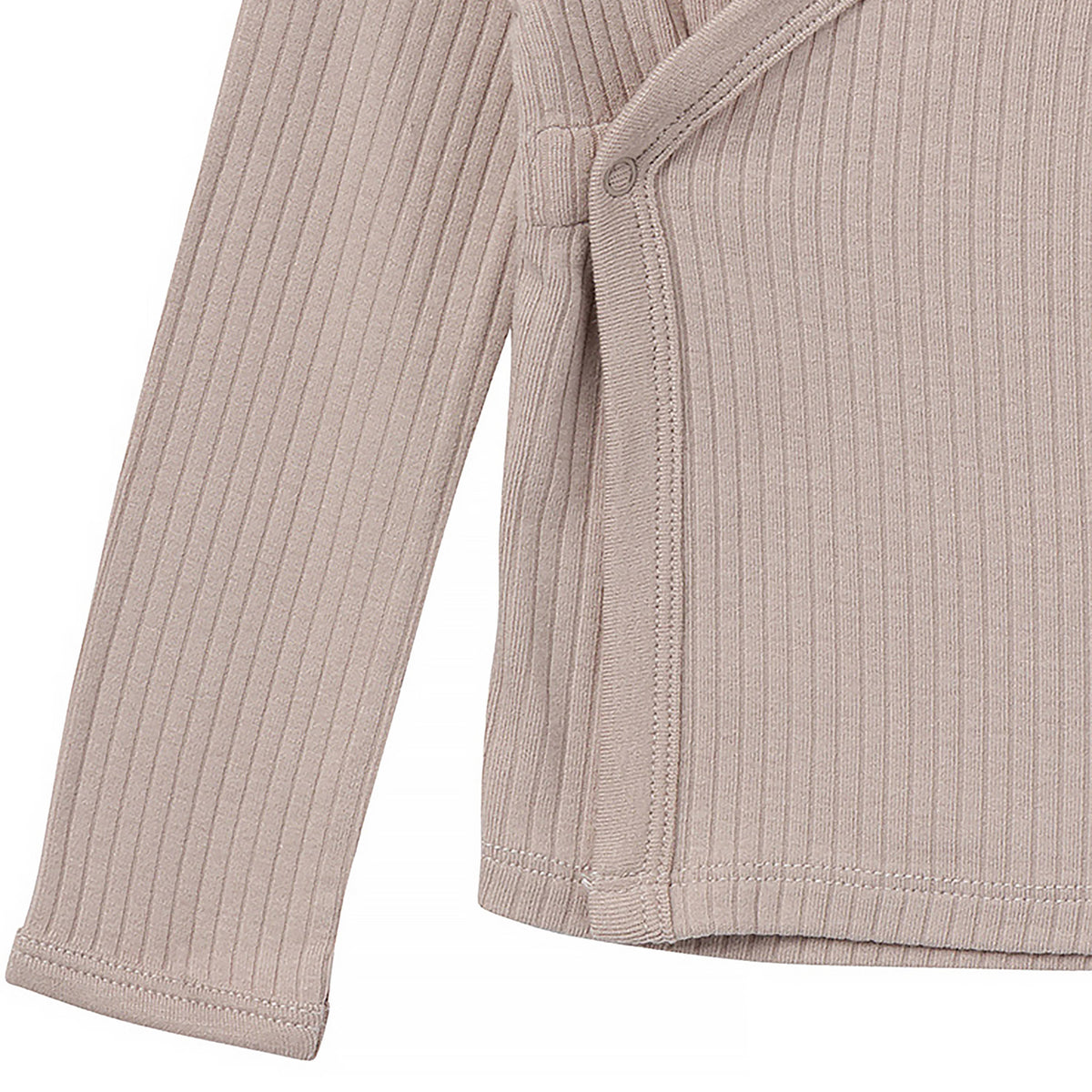 2-Piece Baby Neutral Taupe Take Me Home Set, close-up detail 1