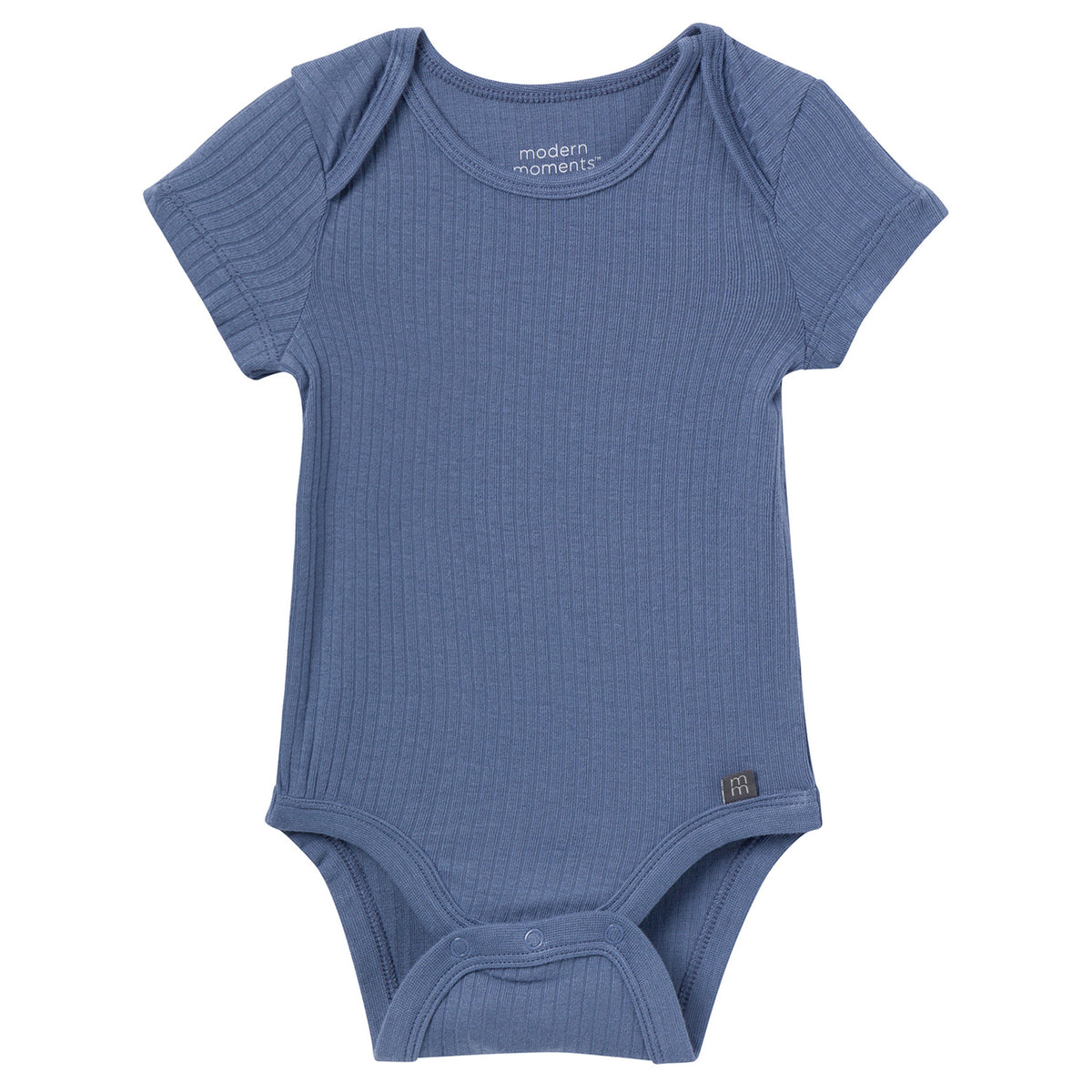 2-Pack Baby Boys Dark Grey Origami Bodysuits, additional view 2