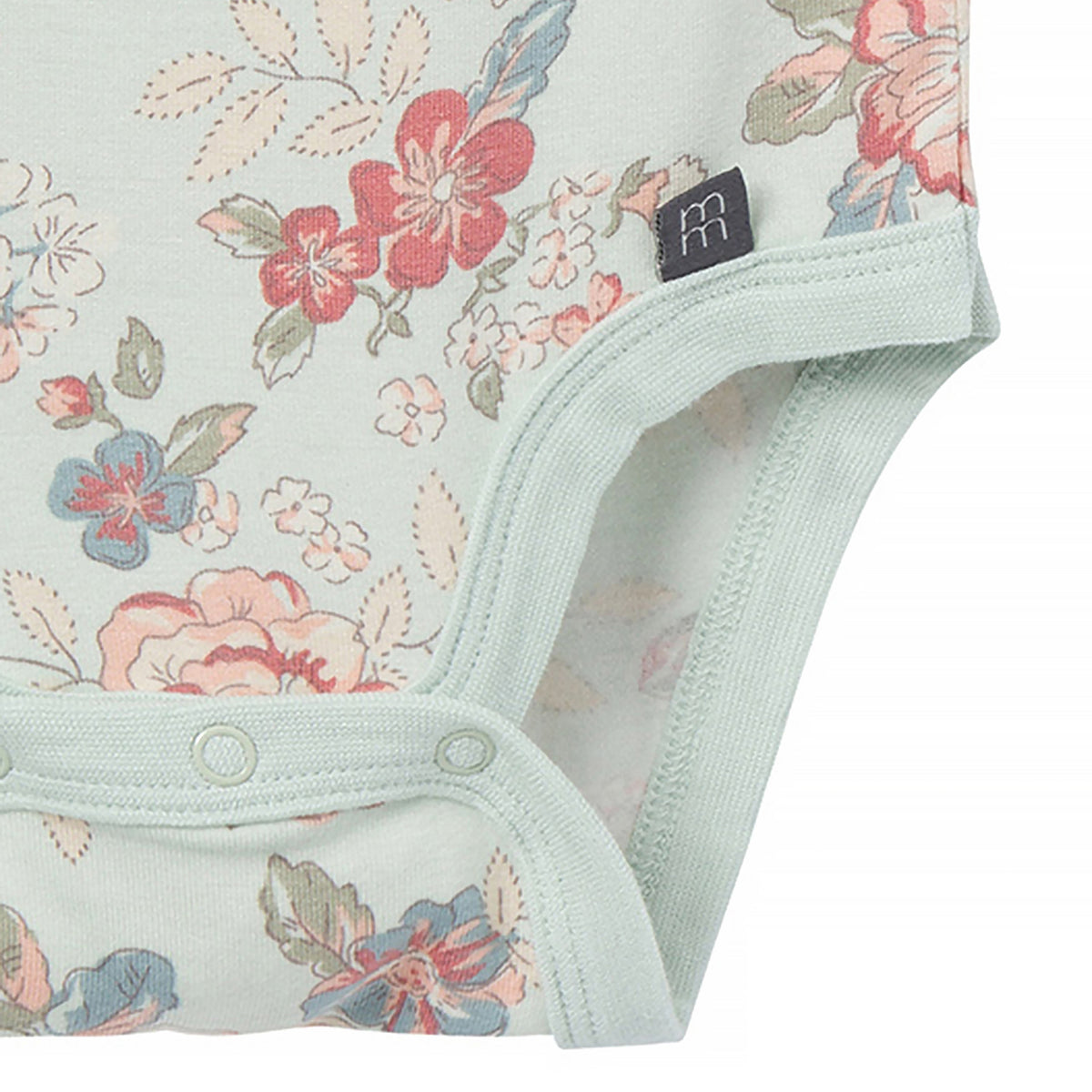 2-Pack Baby Girls Sky Blossom Bodysuits, close-up detail 1