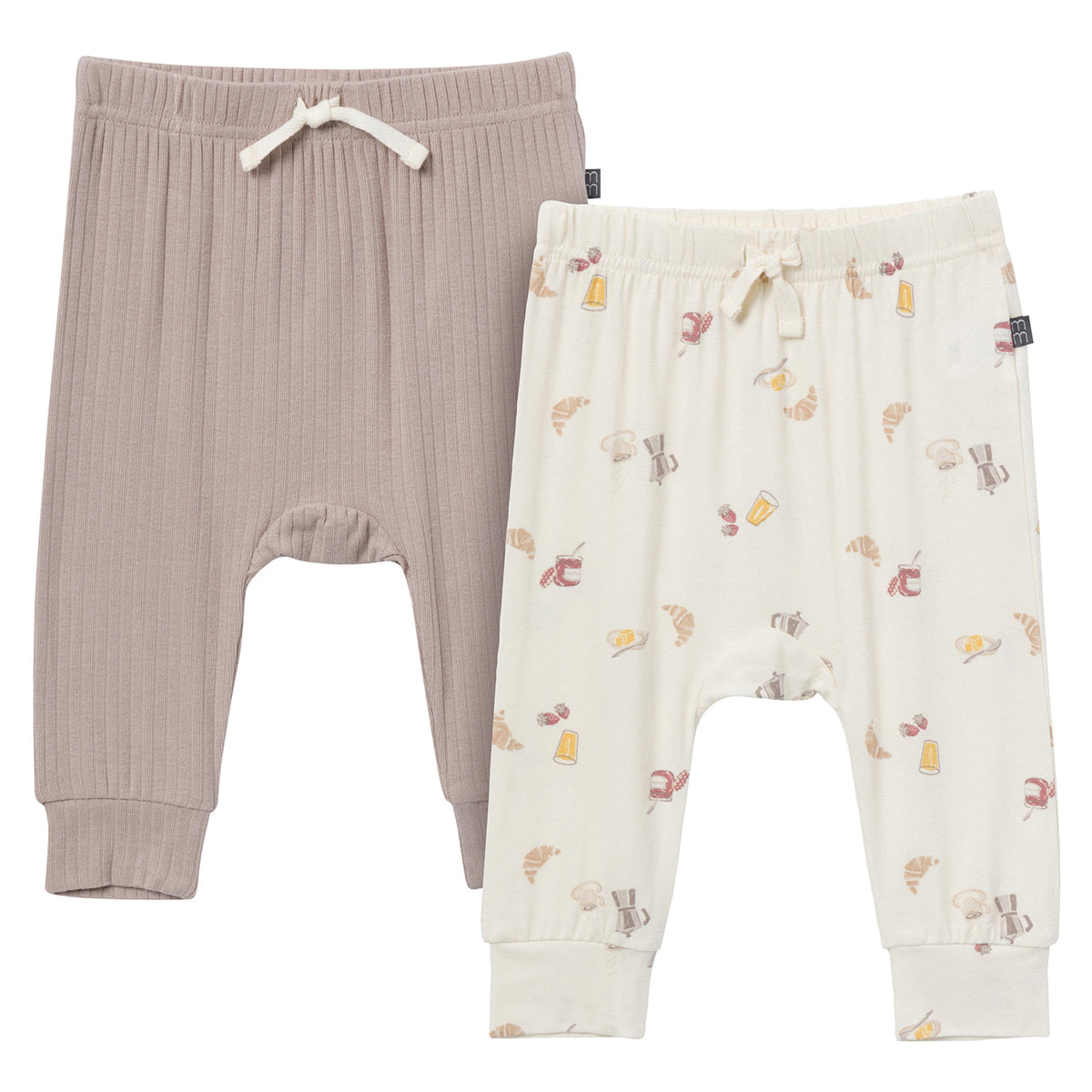 2-Pack Baby Girls Taupe Pants