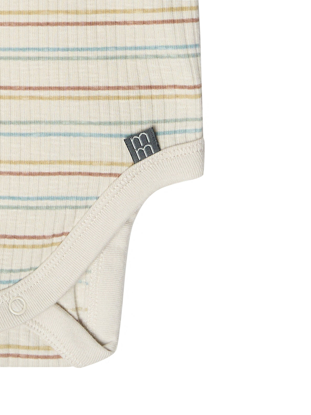 Baby Neutral Multi-Color Stripes Long Sleeve Bodysuit-Gerber Childrenswear Wholesale