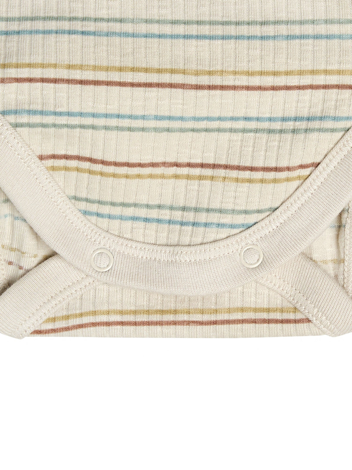 Baby Neutral Multi-Color Stripes Long Sleeve Bodysuit-Gerber Childrenswear Wholesale