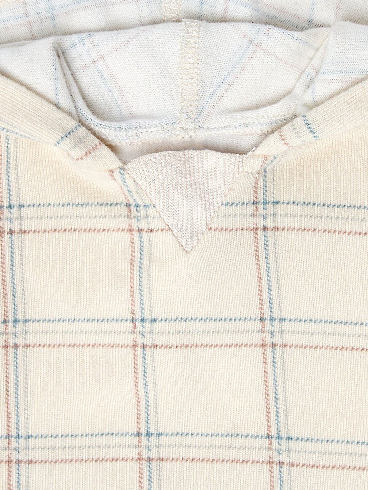 Baby Boys Gray Plaid Long Sleeve Hooded Top-Gerber Childrenswear Wholesale