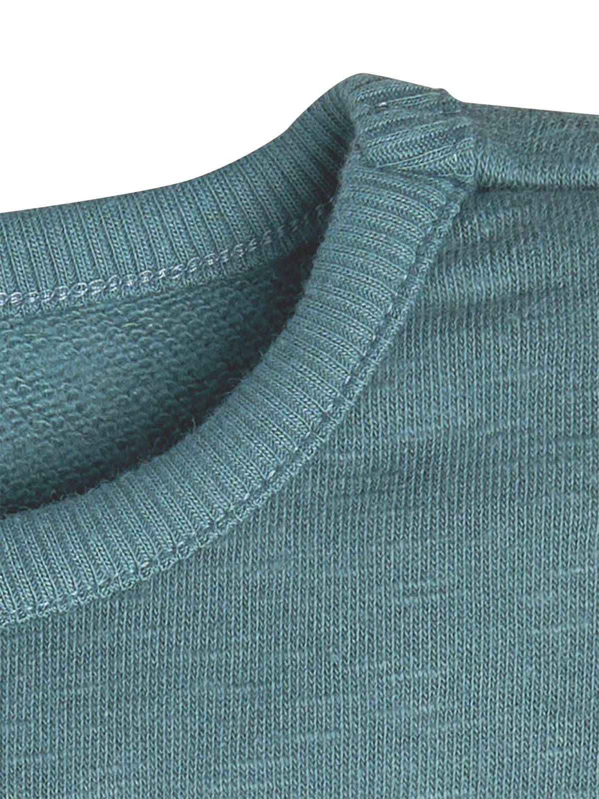 Baby Boys Dark Teal Long Sleeve Drop Shoulder Top-Gerber Childrenswear Wholesale