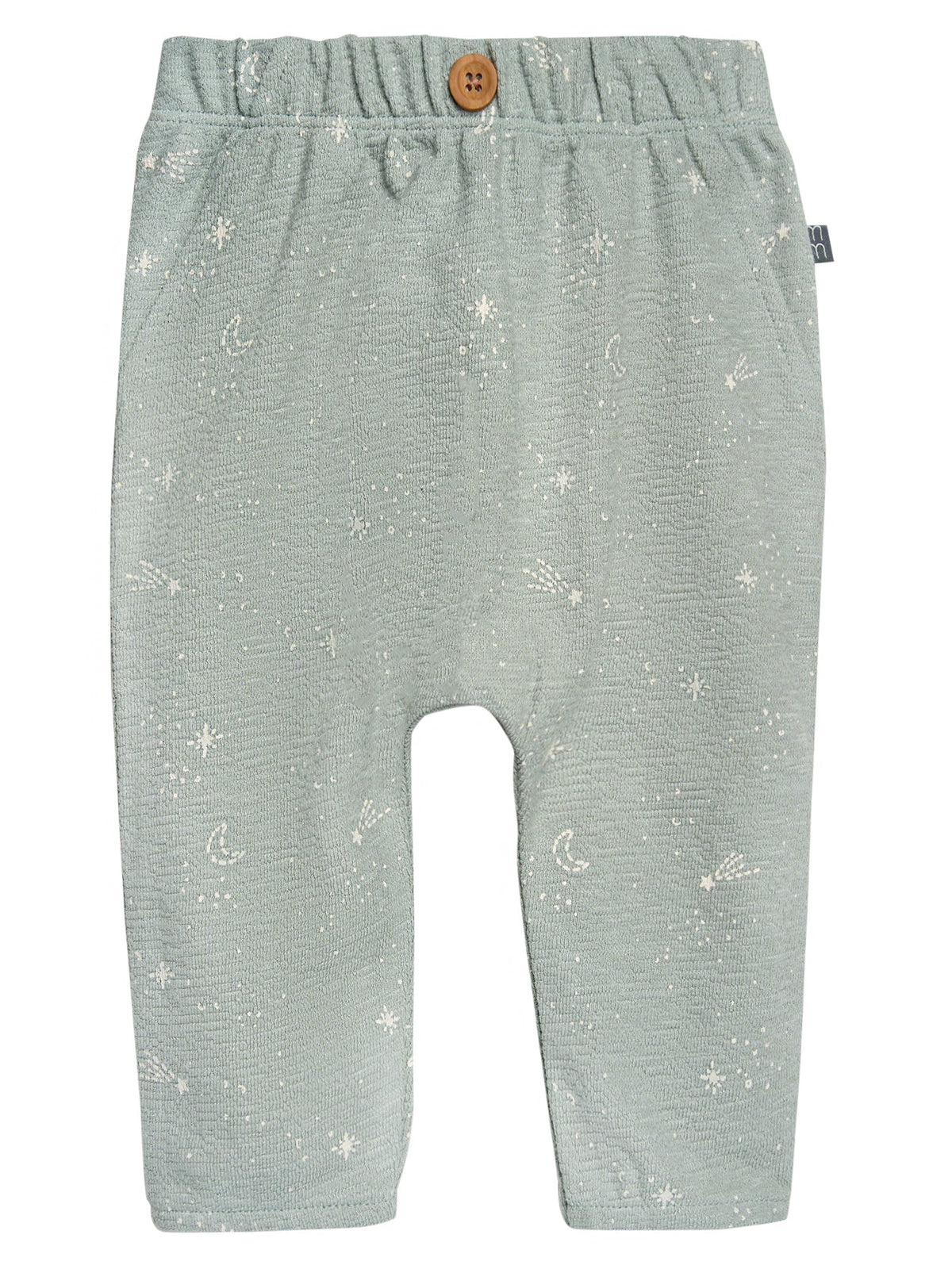 Baby Neutral Blue-Gray Sky Harem Pants-Gerber Childrenswear Wholesale