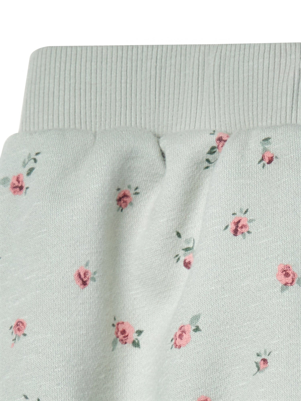 Baby Girls Green Roses Harem Pant-Gerber Childrenswear Wholesale