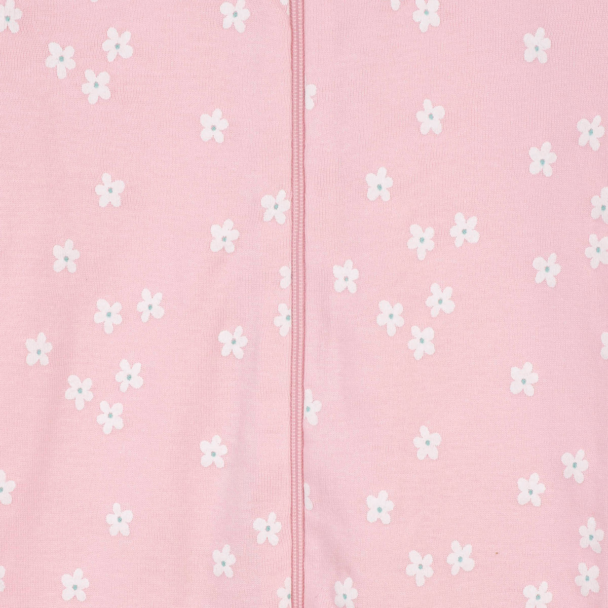 2-Pack Organic Baby Girls Bunny Snug Fit Footed Pajamas, view 2