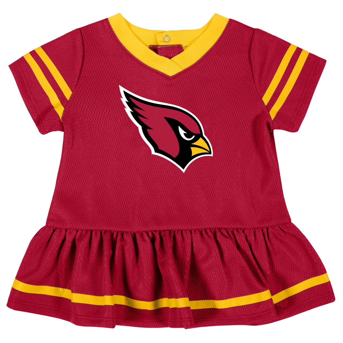 2-Piece Baby Girls Cardinals Dress & Diaper Cover Set, view 2