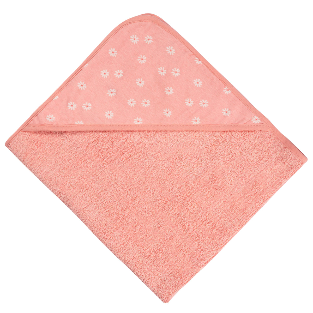2-Pack Baby Girls Kitty Floral Hooded Towel, view 3
