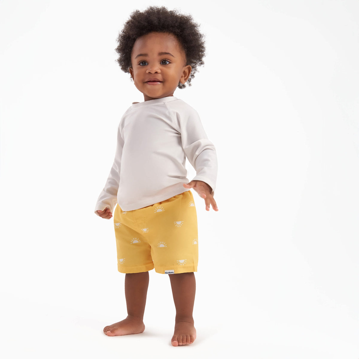 2-Pack Baby & Toddler Boys Suns Swim Trunks, view 2