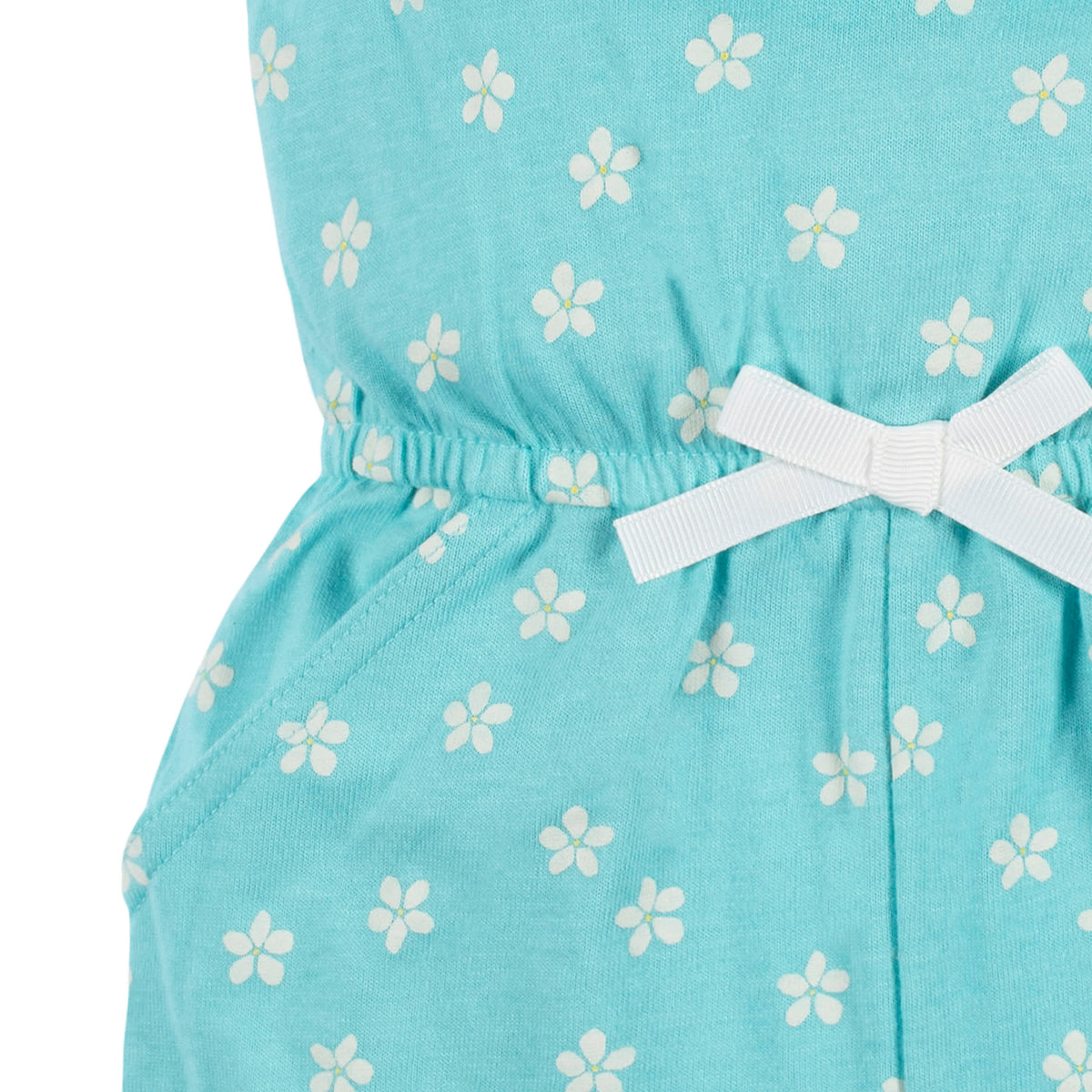 2-Pack Baby & Toddler Girls Bee Petals Tank Rompers, view 9