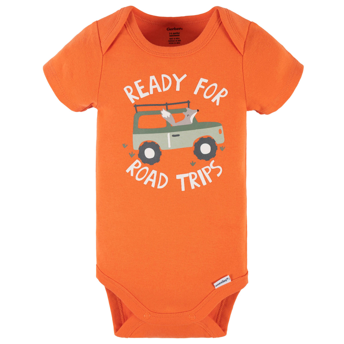 4-Piece Baby Boys Camping Fun Onesies Bodysuit, Tee, Shorts & Pant Set, view 4