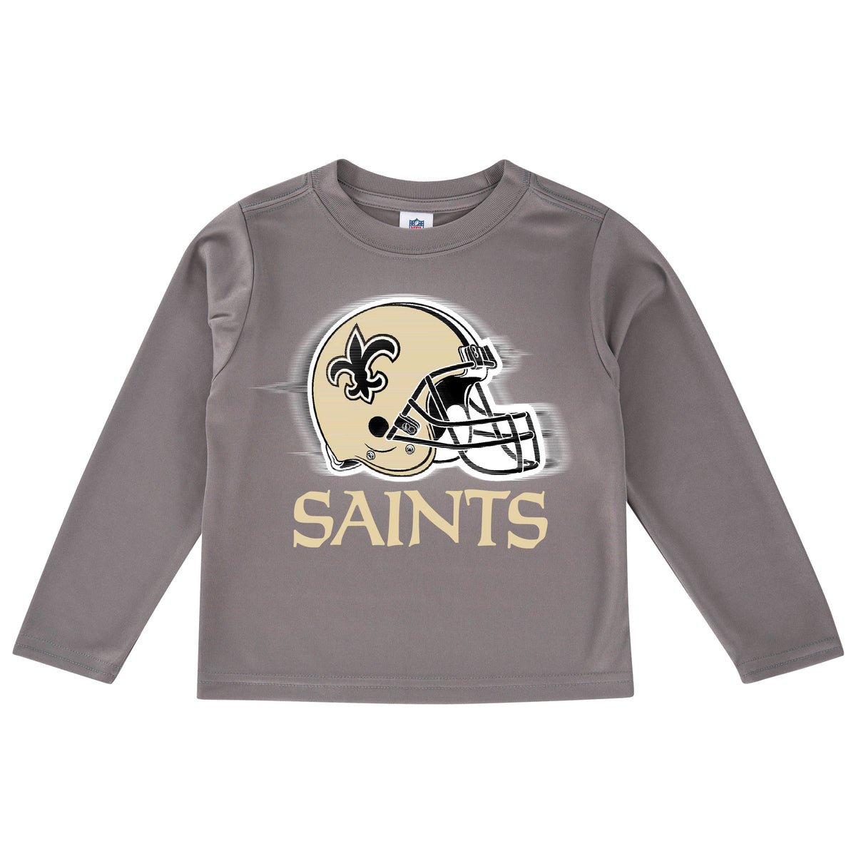 New Orleans Saints Toddler Boys' Long Sleeve Logo Tee