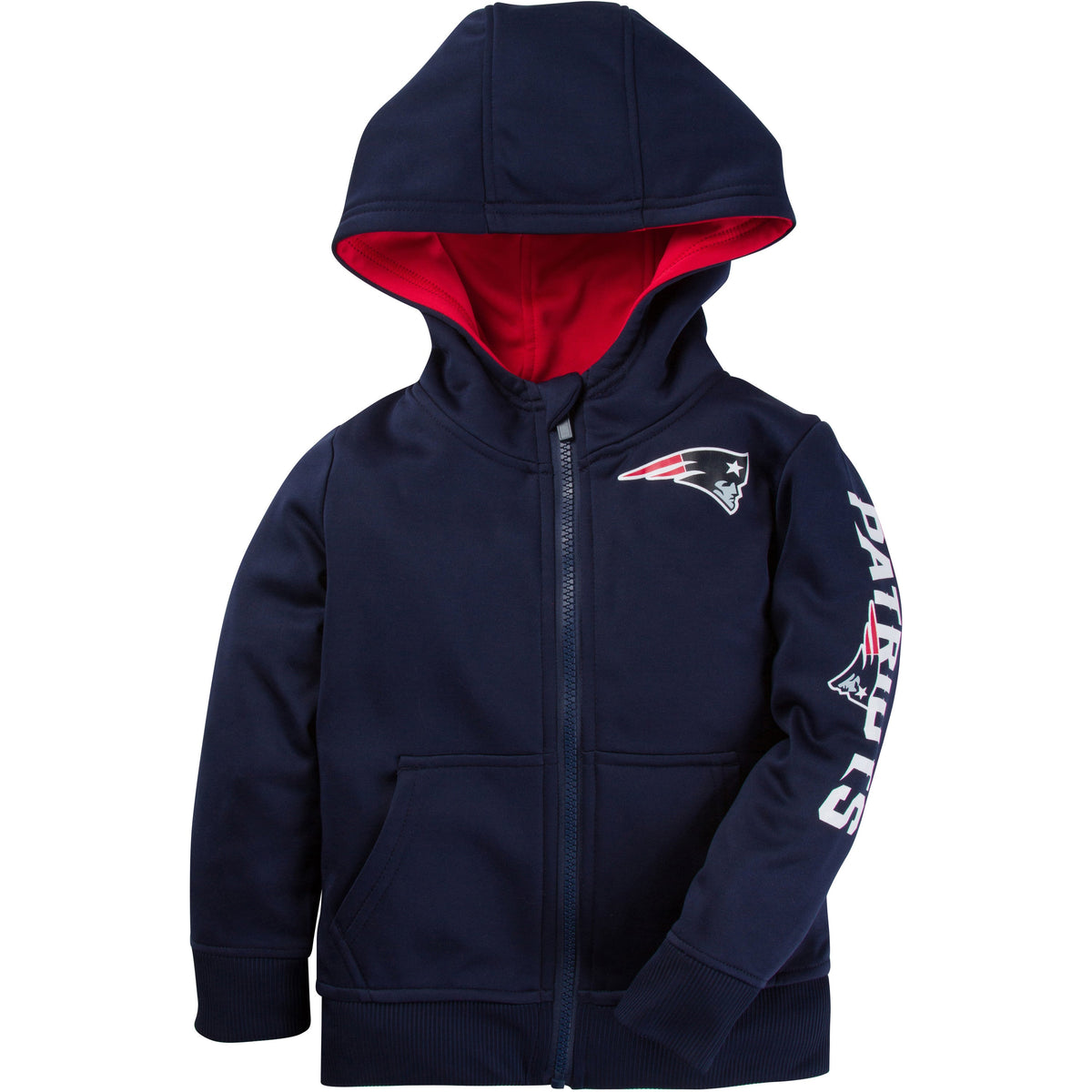 Toddler Boys Patriots Hooded Jacket