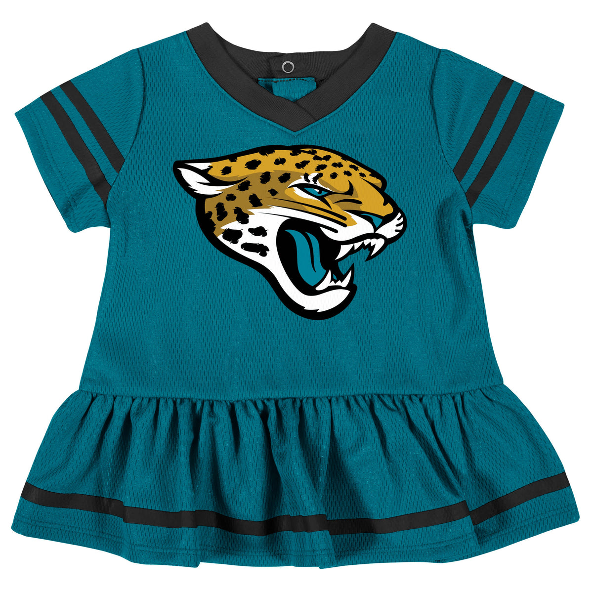 2-Piece Baby Girls Jaguars Dress & Diaper Cover Set, view 3