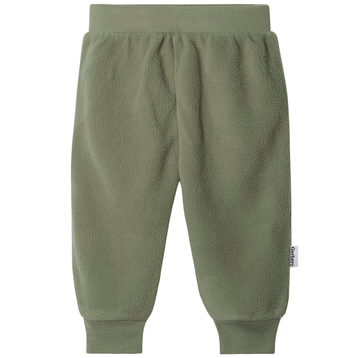 4-Pack Baby Boys Blue and Green Fleece Pants, view 2