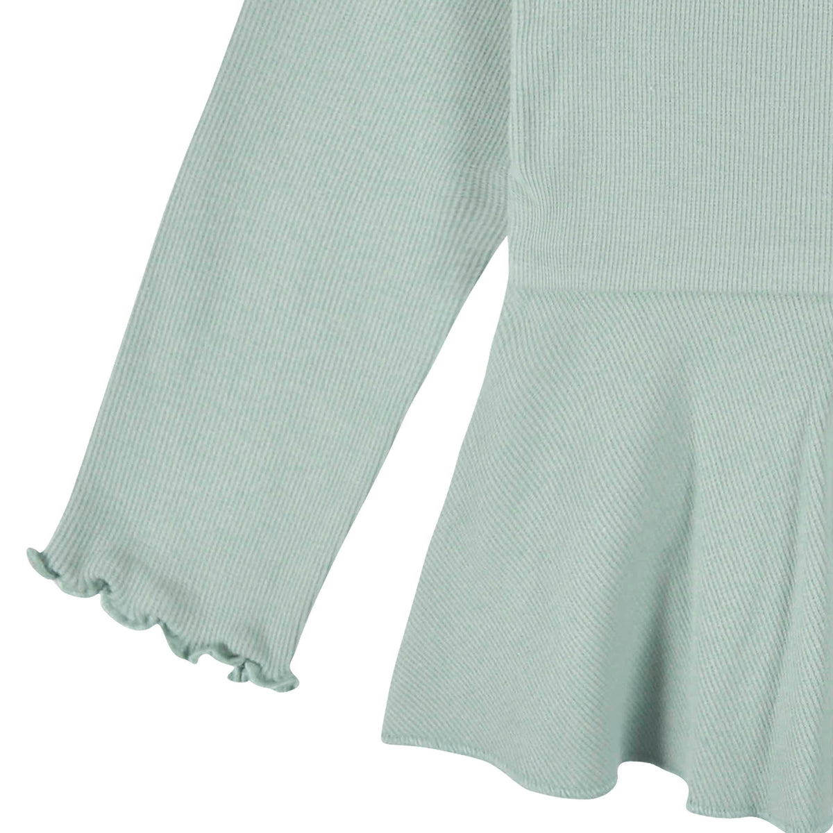 2-Pack Infant & Toddler Girls Mint Floral Peplum Tops, view 6
