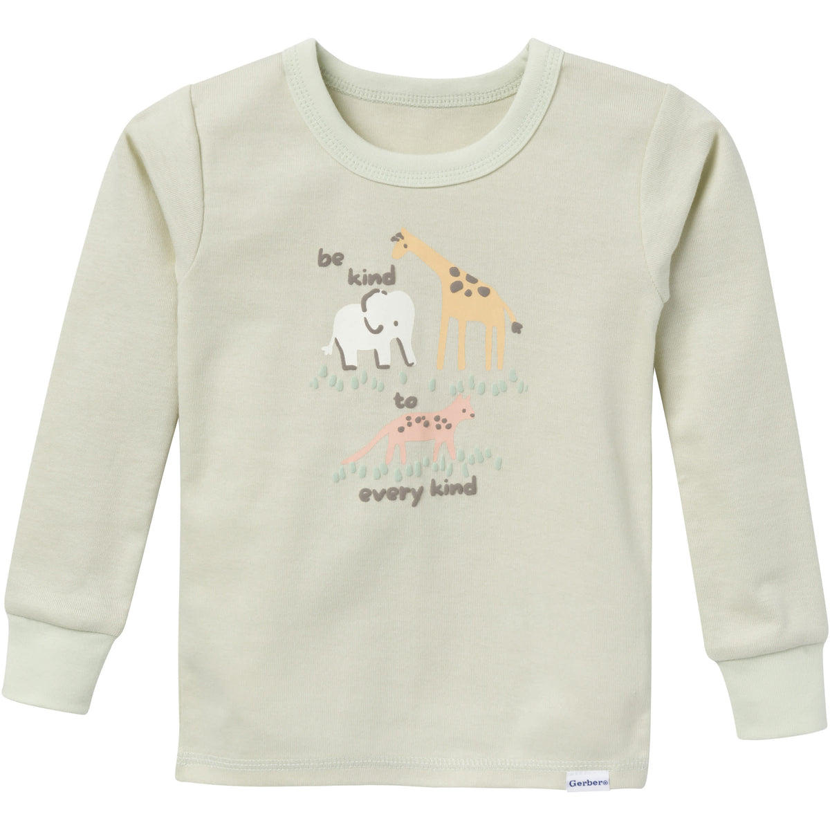 4-Piece Infant & Toddler Neutral Safari Pajamas Set, view 2