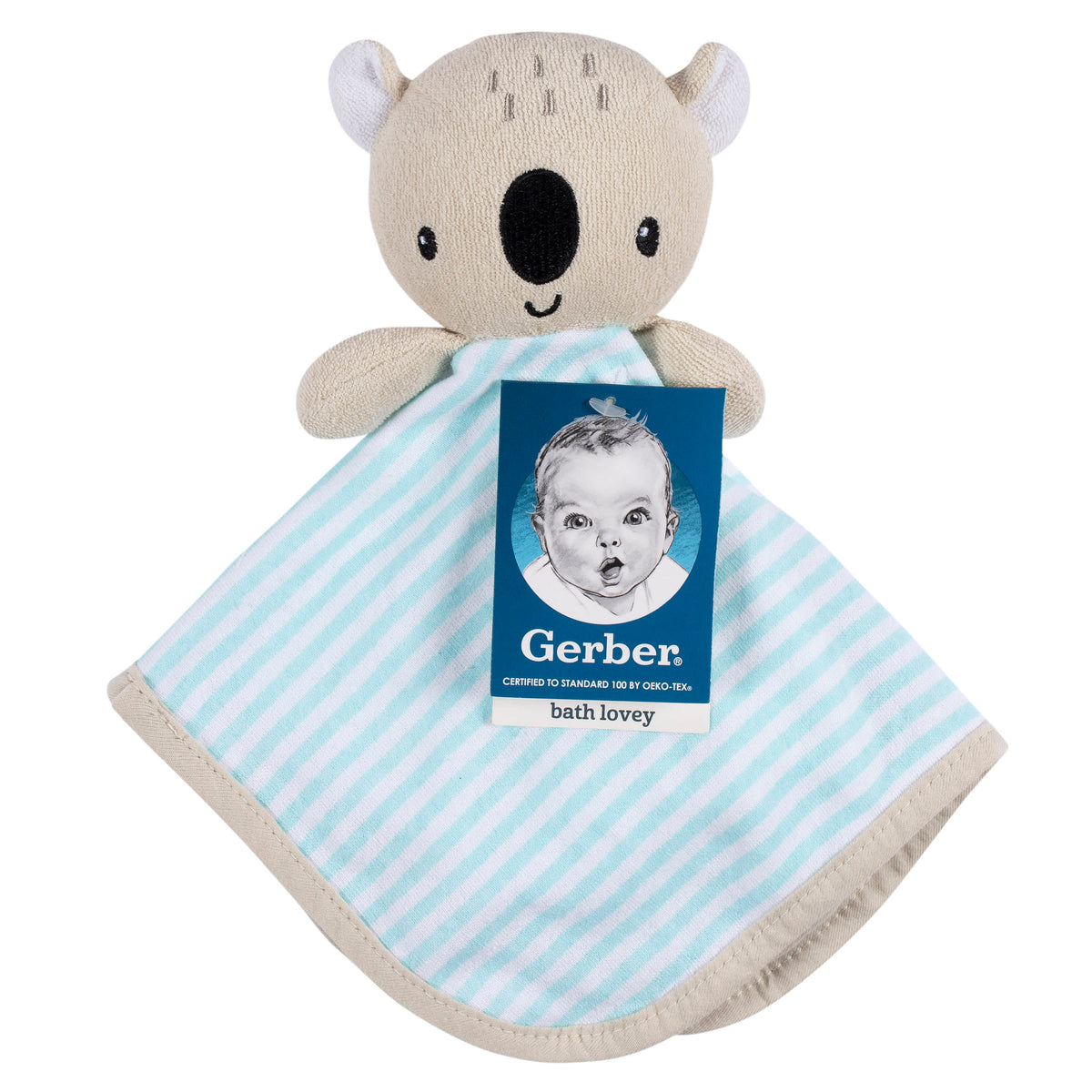 Baby Neutral Little Animals Bath Washcloth Lovey, view 2