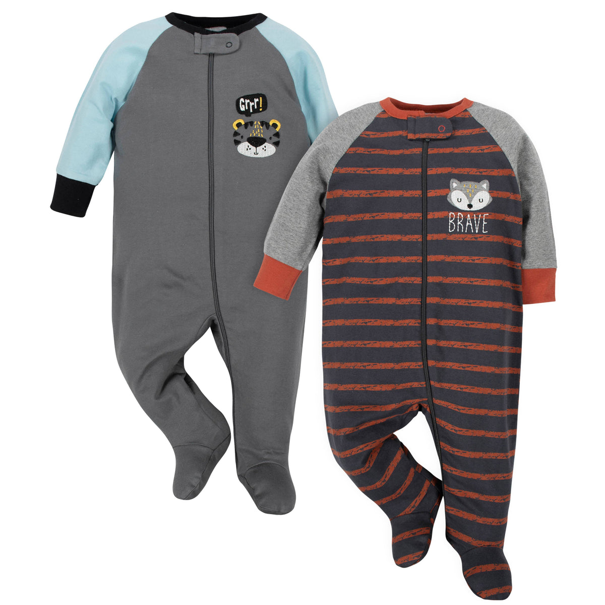 2-Pack Baby Boys Fox and Tiger Sleep N' Plays