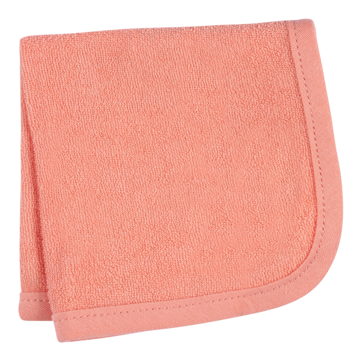 4-Pack Baby Girls Kitty Floral Hooded Towel and Washcloths, view 3