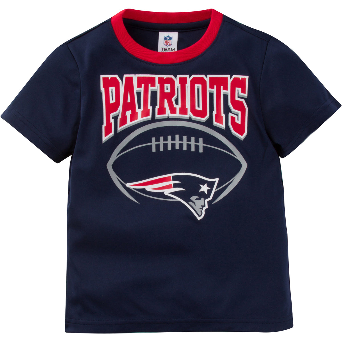 Toddler Boys Patriots Short Sleeve Performance Tee