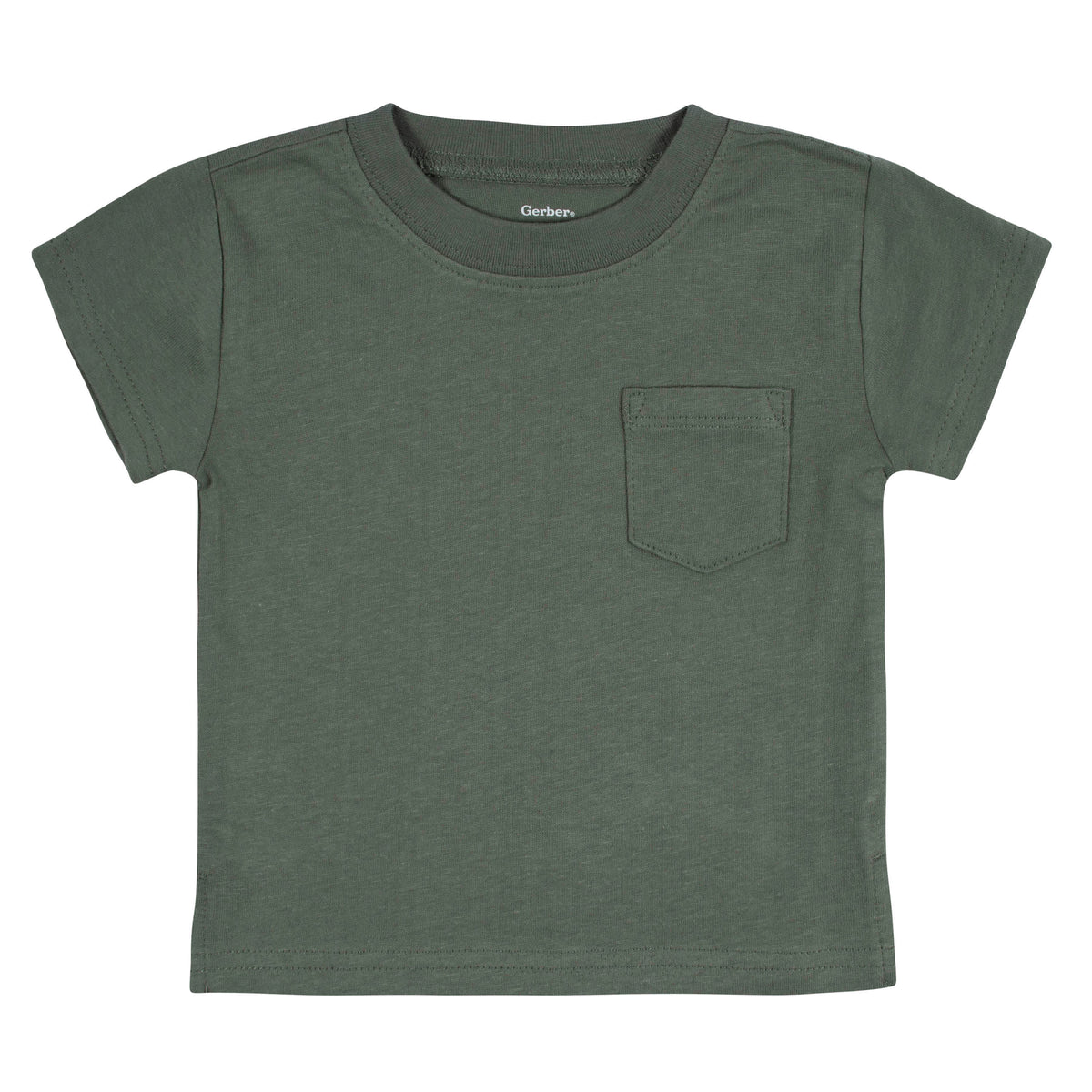 3-Pack Baby & Toddler Boys Color Me Camo Short Sleeve Pocket Tees, view 6