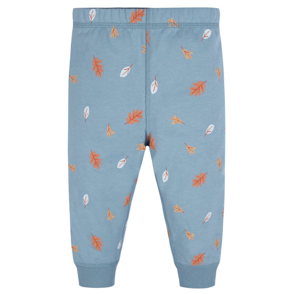 2-Piece Baby & Toddler Boys Blue Leaves Sweatshirt & Pant Set, view 6