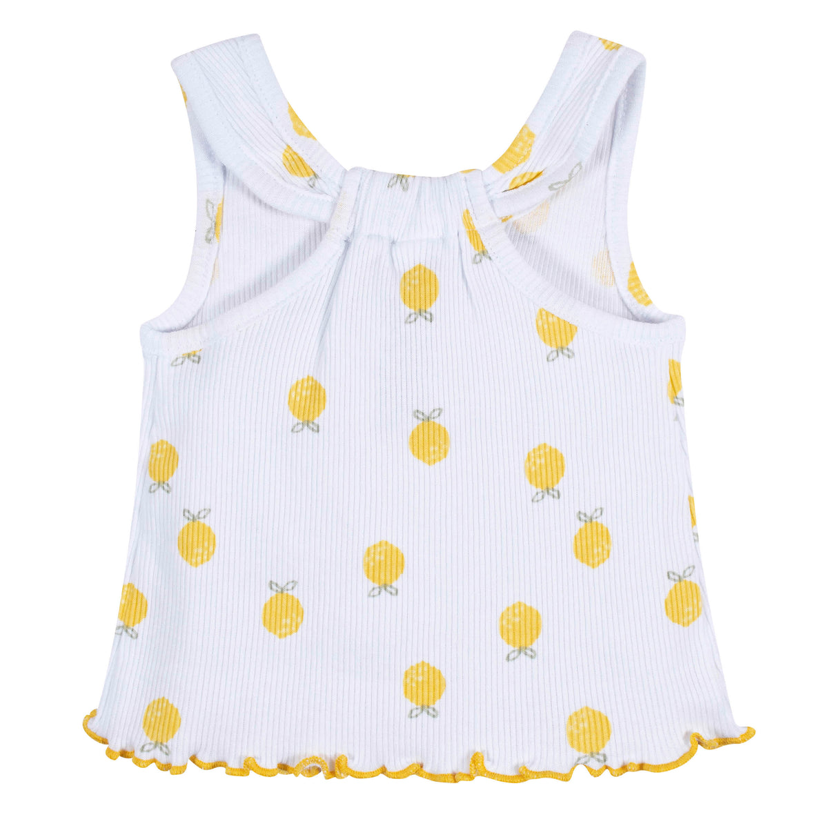 3-Pack Baby & Toddler Girls Picnic Day Dreams Racer Back Tank Tops, view 5
