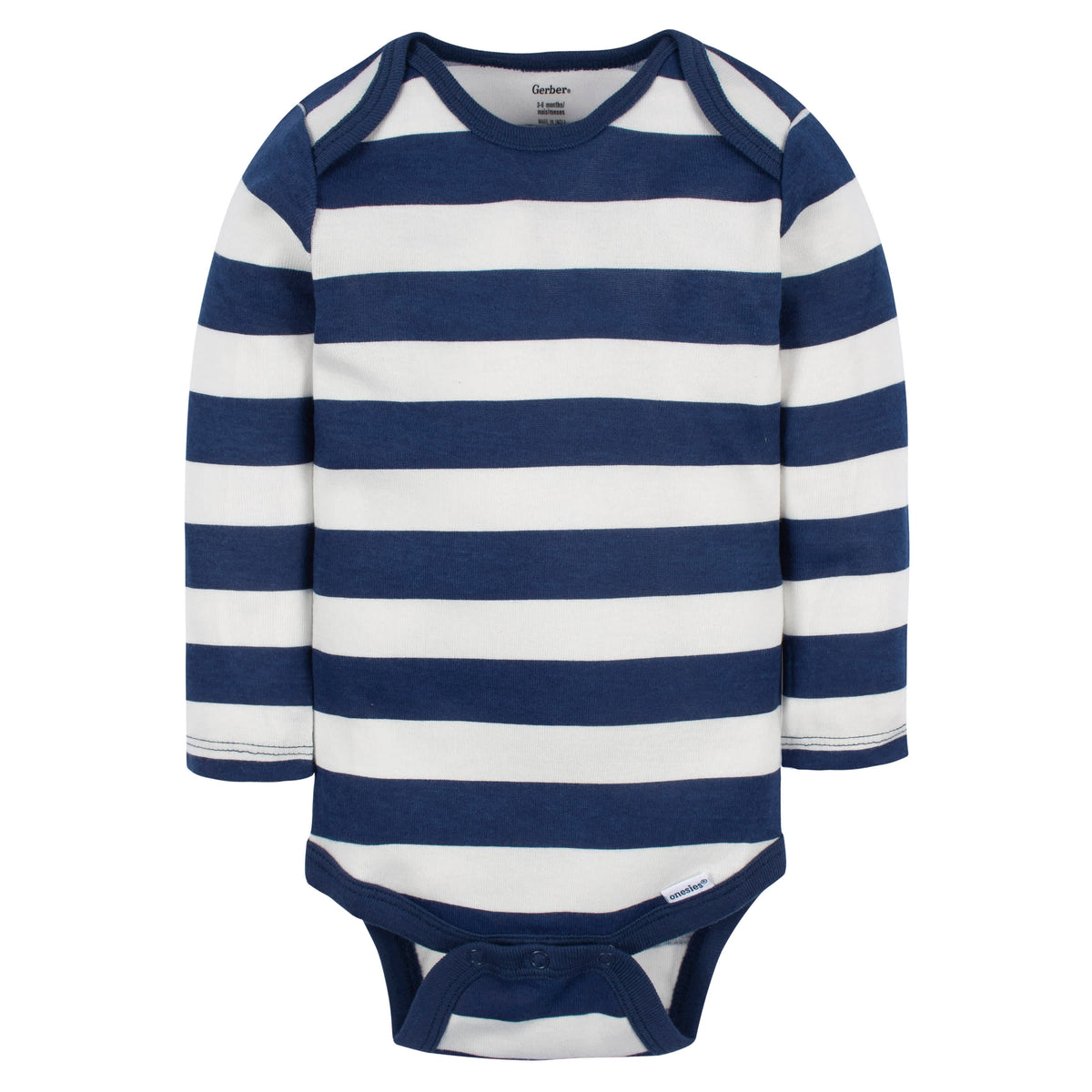 6-Pack Baby Boys Snow Much Fun Long Sleeve Onesies Bodysuits, view 9