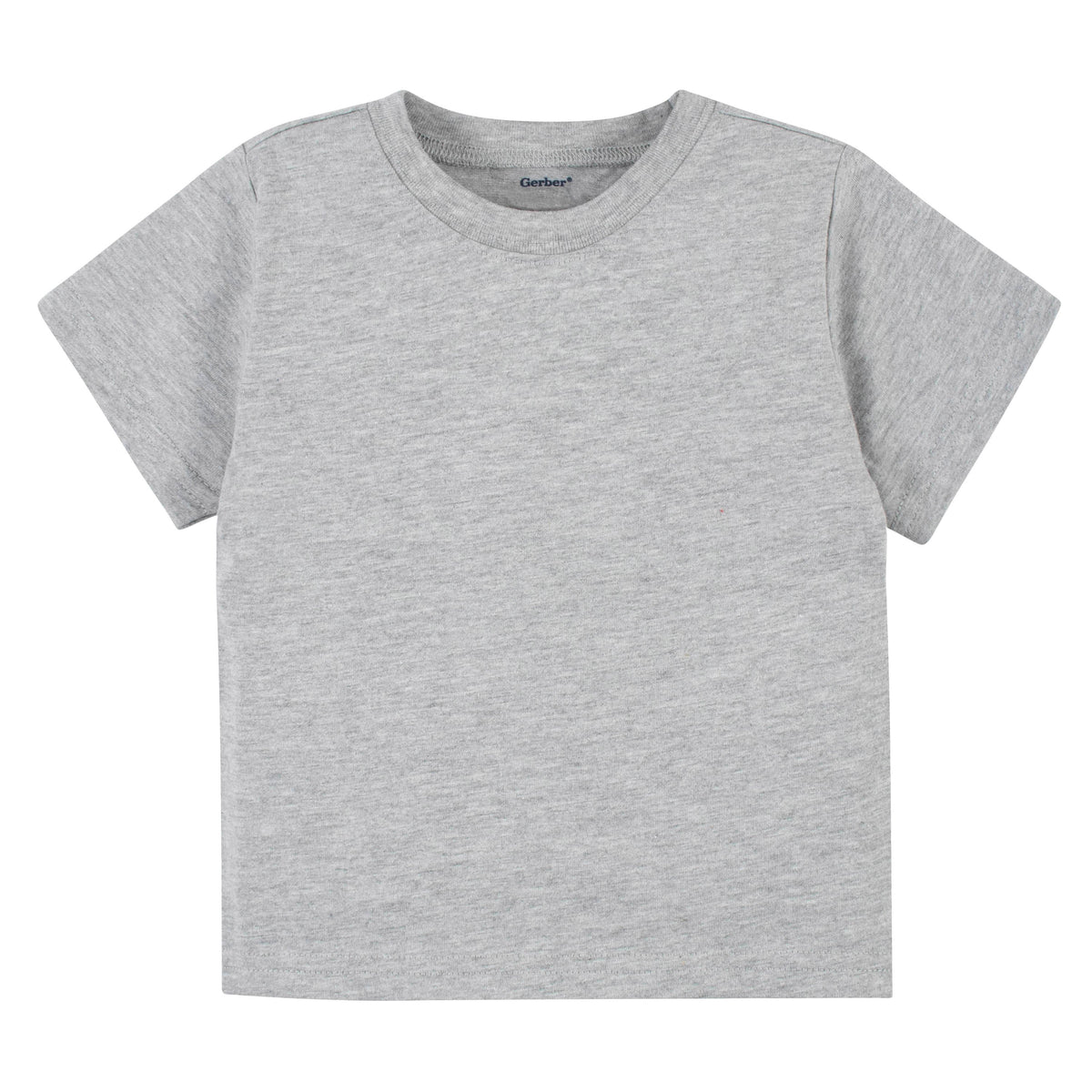 5-Pack Heather Grey Premium Short Sleeve Tees, view 4