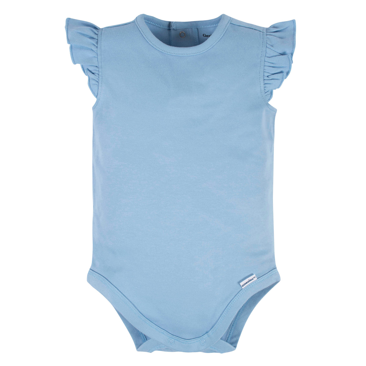 3-Piece Baby Girls Sunny Garden Onesies Bodysuit, Diaper Cover & Headband Set, view 2