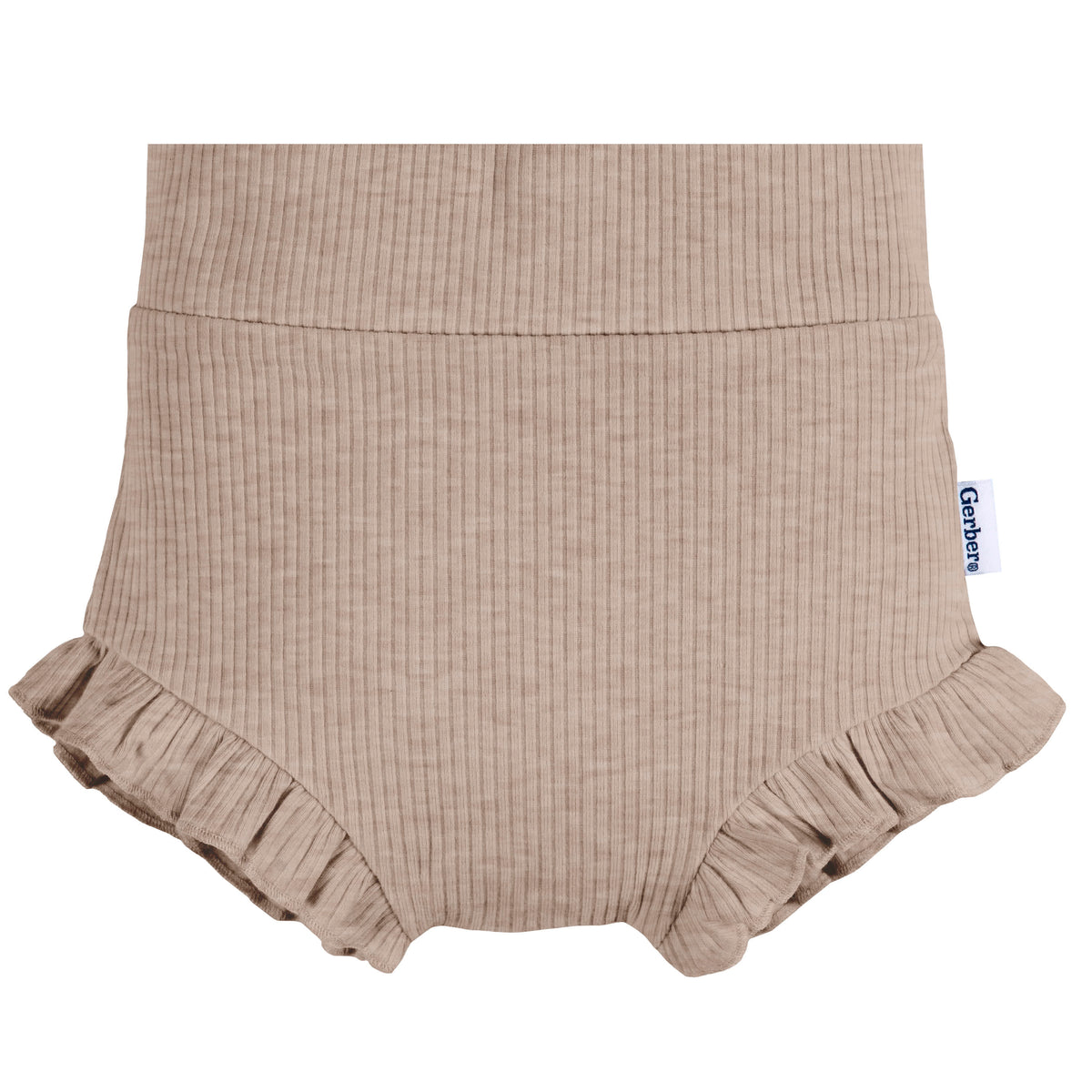 3-Pack Baby Girls Pinks/Oatmeal Bubble Short, view 2