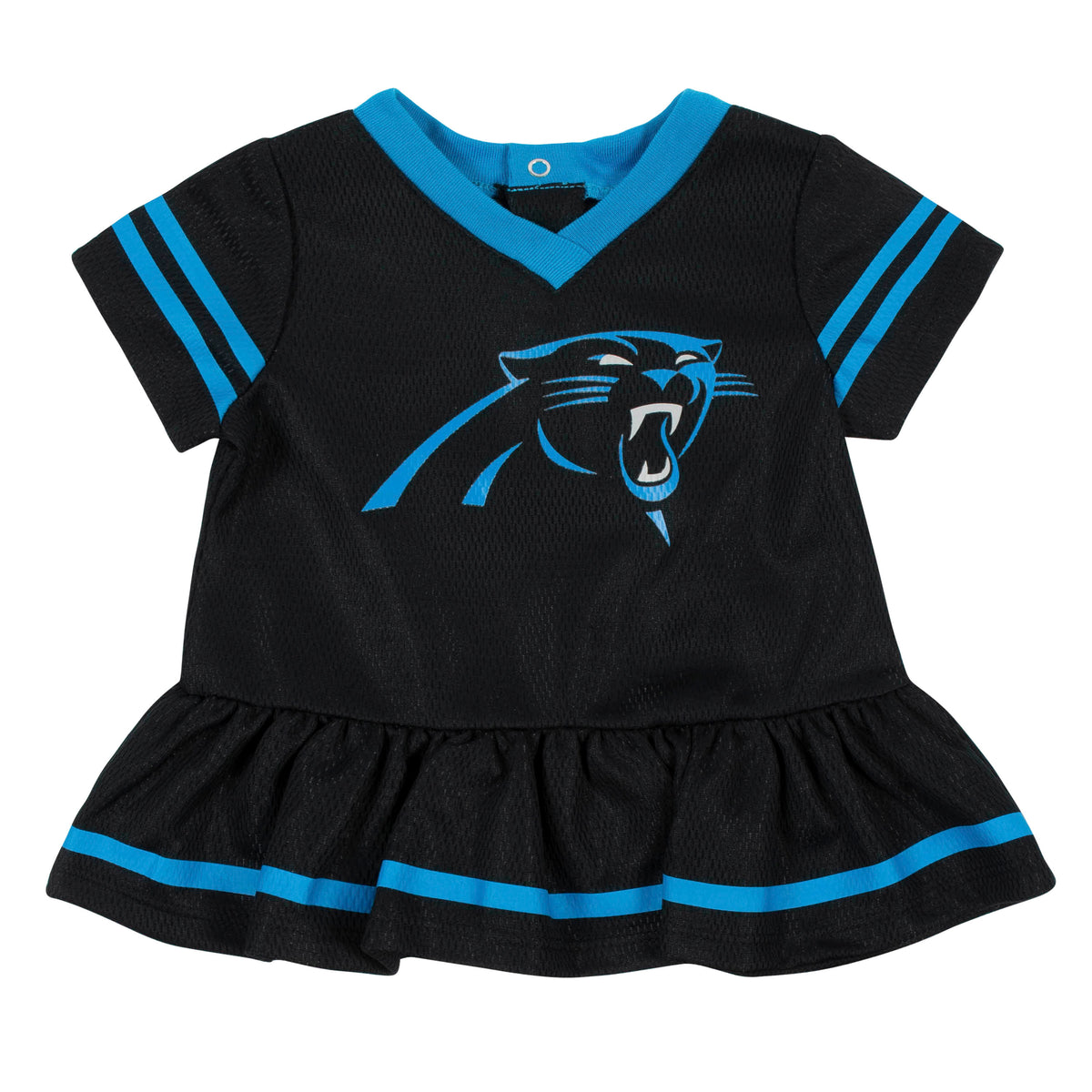 Baby Girls Carolina Panthers Cheerleader Dress and Panty Set, view 2