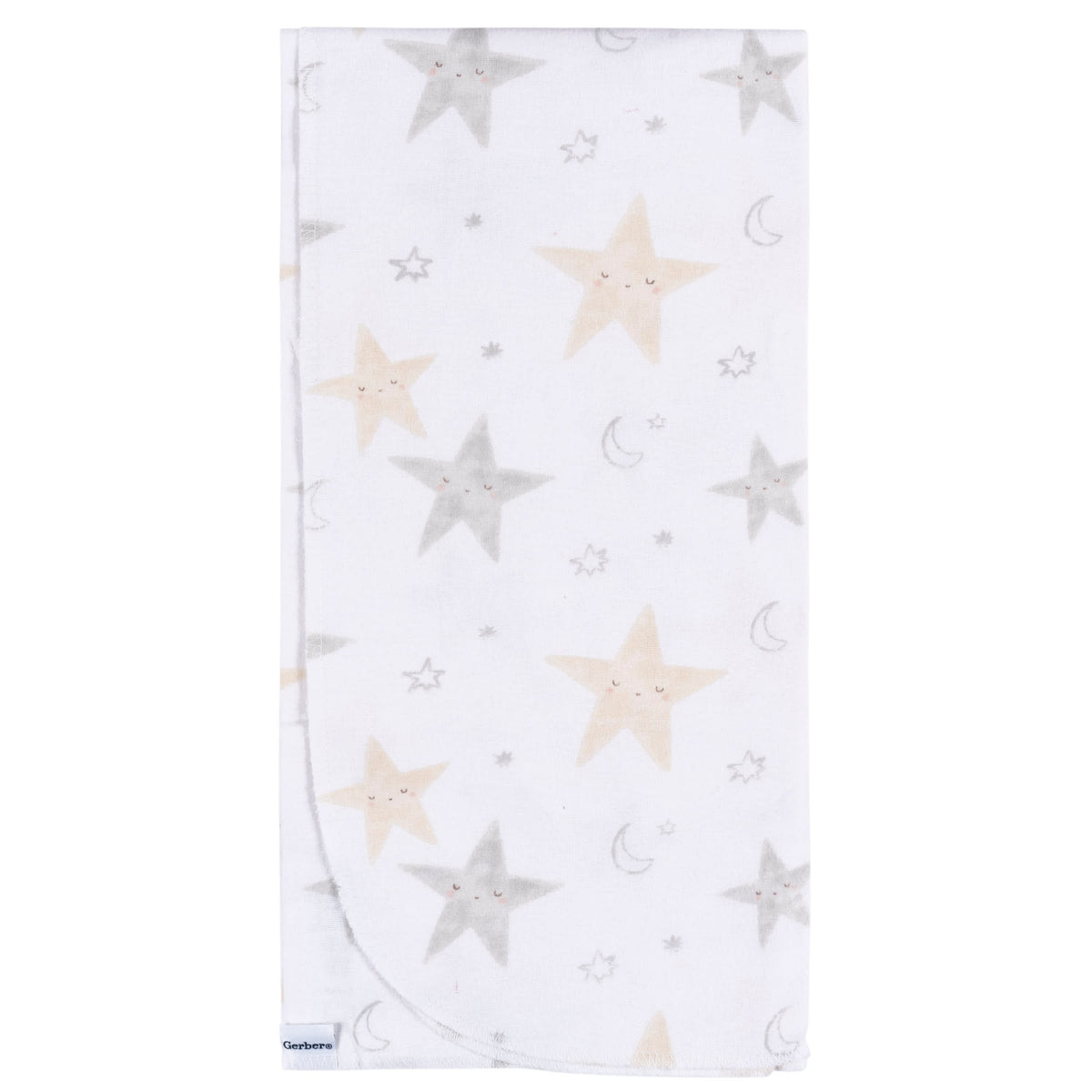 4-Pack Baby Neutral Celestial Flannel Blankets, view 4