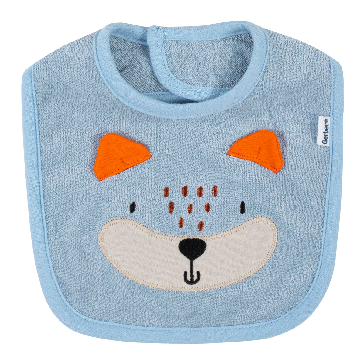 4-Pack Baby Boys Fox Dribbler Bibs, view 4