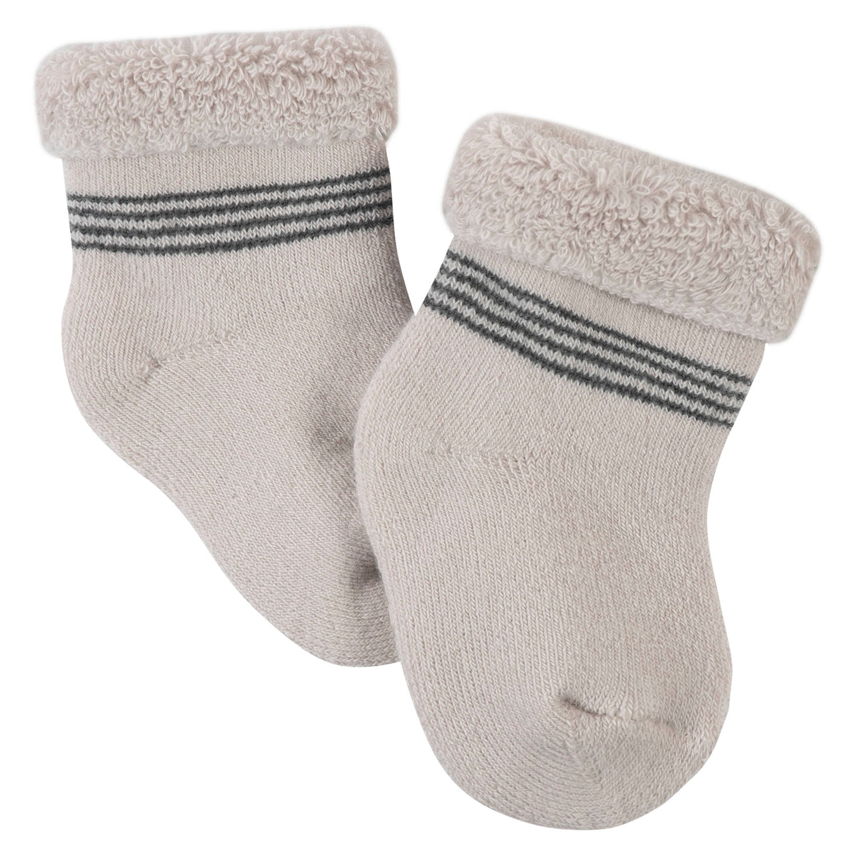 6-Pack Baby Boys Dino Wiggle-Proof Terry Bootie Socks, view 4