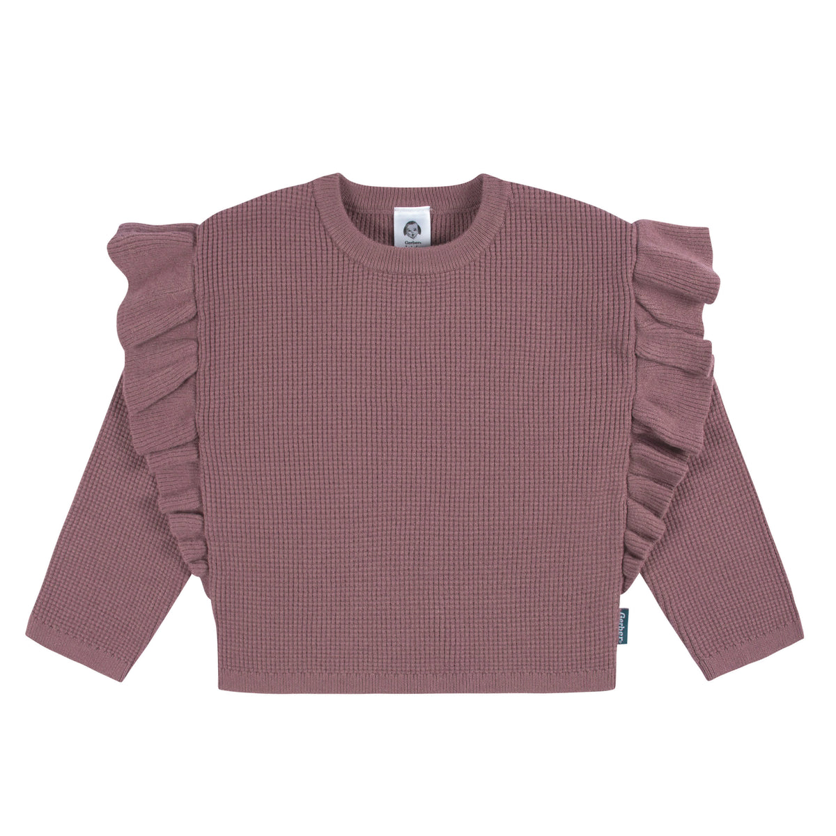 2-Piece Infant and Toddler Girls Pink Sweater Knit Set, view 2