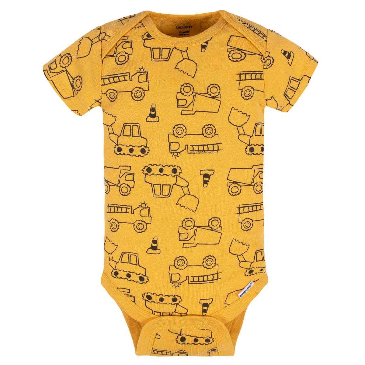 8-Pack Baby Boys Transportation Zone Onesies Bodysuits, view 11