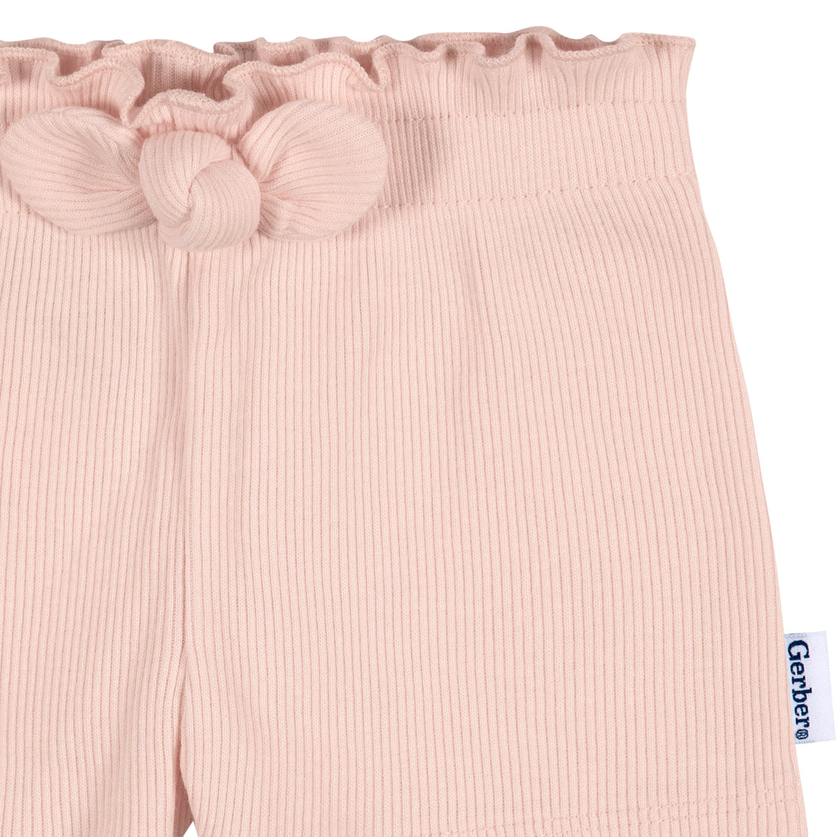 3-Pack Baby & Toddler Girls Pink/Blue Pull-On Knit Short, view 7