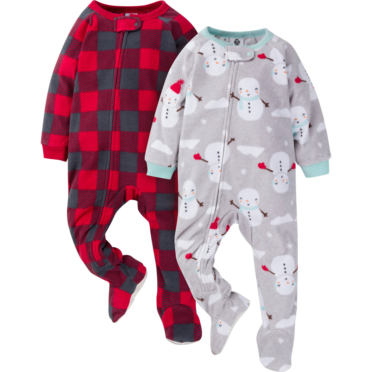 2-Pack Baby & Toddler Frosty Fleece Pajamas