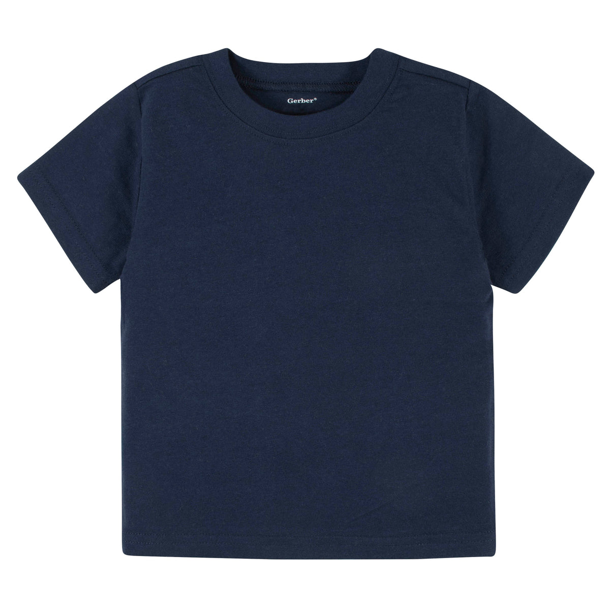 5-Pack Navy Short Sleeve Premium Tees, view 5