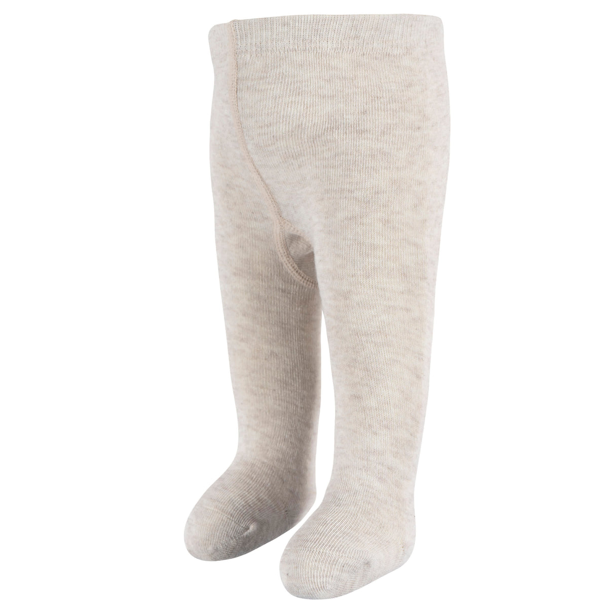 3-Piece Baby Girls Light Grey Heather Tights, view 2